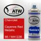 Preview: Chevrolet, Cayenne Red Metallic, 96 / WA122B: 400ml Sprühdose, von ATW Autoteile West.